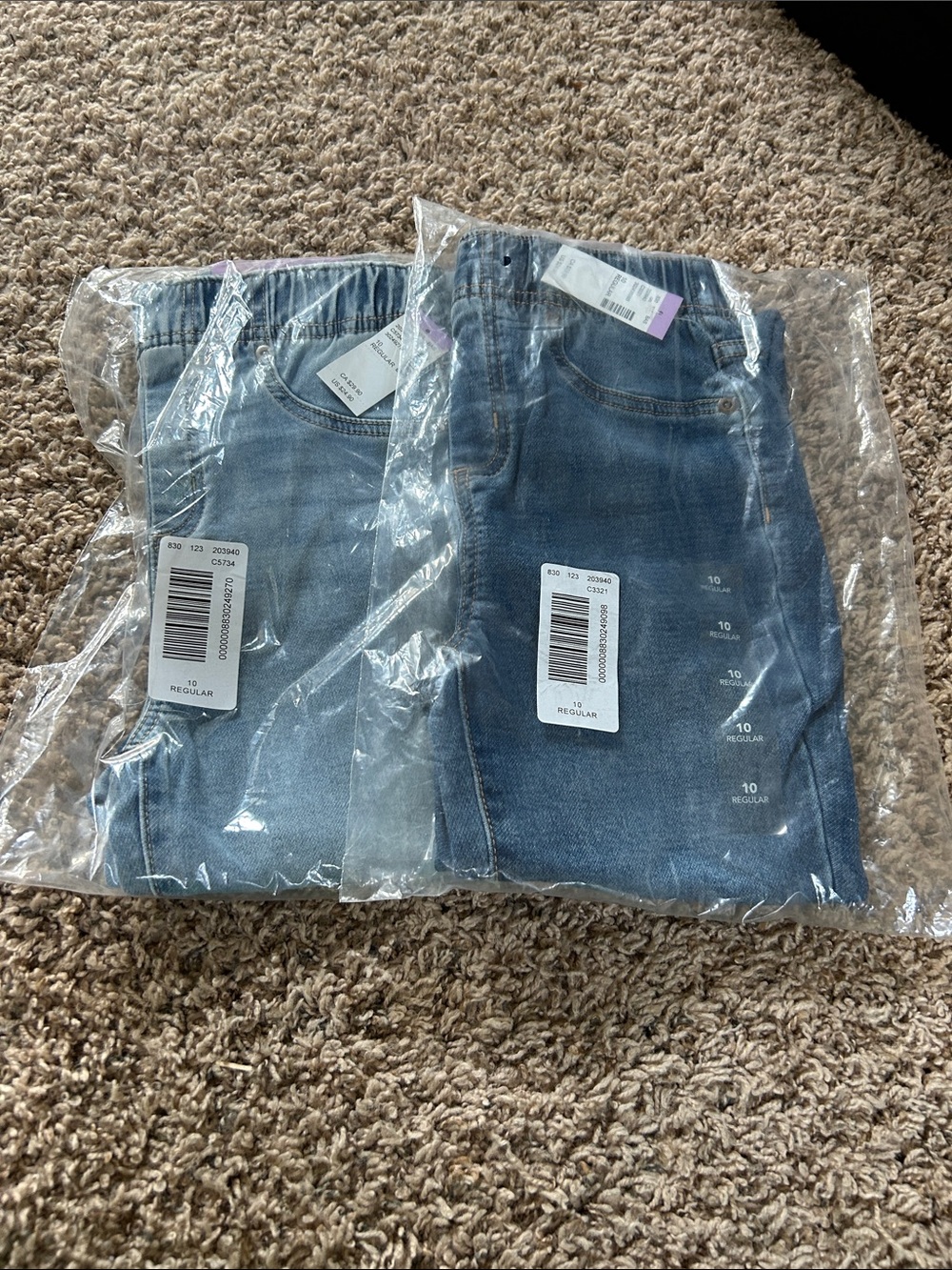 Evsie by Maurice’s Kids Two-Pack Denim Jeans - Light and Medium Blue